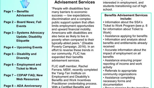 FLIC Newsletter Fall 2016