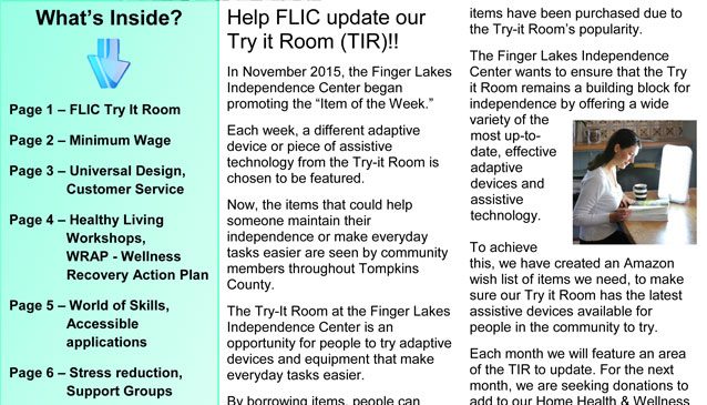 FLIC Newsletter Spring 2016