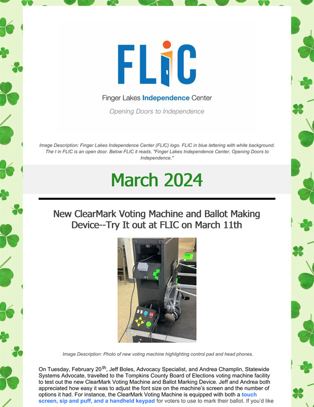 FLIC Newsletter March 2024