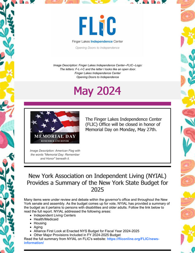 FLIC Newsletter May 2024